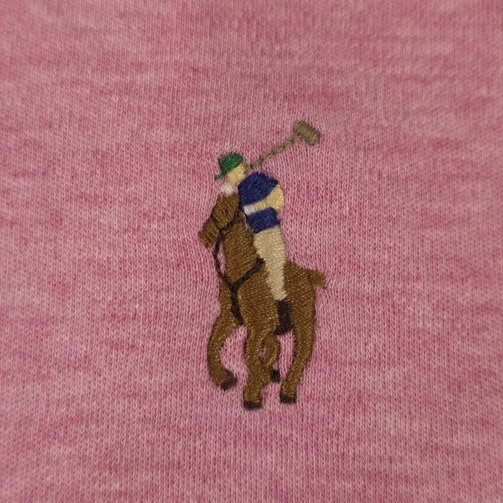 Polo Ralph Lauren Heather Pink Classic Fit Polo Men's XXL Cotton Short Sleeve
